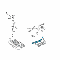 OEM Lexus ES330 Band Sub-Assembly, Fuel Diagram - 77601-07010