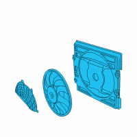 OEM BMW 325i Pusher Fan Diagram - 64-54-6-988-913