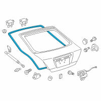 OEM 2016 Scion tC Weatherstrip Diagram - 67881-21060