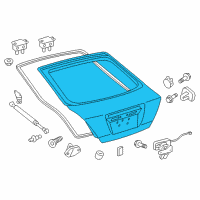 OEM Scion Lift Gate Diagram - 67005-21760