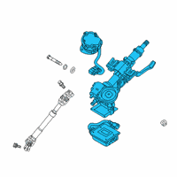 OEM 2022 Hyundai Kona Electric COLUMN ASSY-STEERING Diagram - 56310-J9250