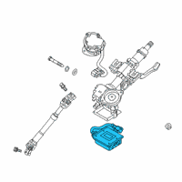 OEM Hyundai Kona Electric CONTROLLER ASSY-MDPS Diagram - 56340-K4200