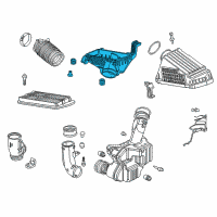 OEM Honda Accord Case Set, Air Cleaner Diagram - 17244-RCA-S00