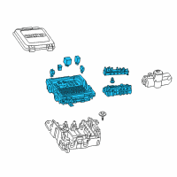 OEM 2016 Cadillac CT6 Fuse & Relay Box Diagram - 84422385