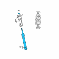 OEM Toyota Prius AWD-e Shock Diagram - 48530-80899