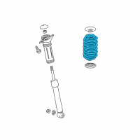 OEM Toyota Prius Prime Coil Spring Diagram - 48231-47310