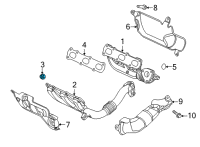 OEM 2015 Jeep Grand Cherokee Nut-Hex Locking Diagram - 68492930AA