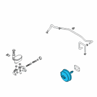 OEM 2007 Nissan Maxima Booster Assy-Brake Diagram - 47210-7Y000