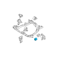 OEM 2005 Hyundai Tucson Engine Mount Diagram - 218122E000