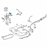 OEM 2020 Toyota Tacoma Fuel Pump Diagram - 23220-0P240