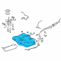 OEM Toyota Avalon Fuel Tank Diagram - 77001-06400