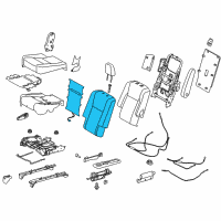 OEM 2016 Toyota Highlander Seat Back Heater Diagram - 87530-0E090