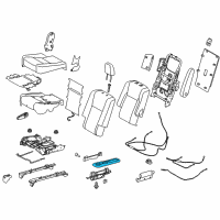 OEM 2016 Toyota Highlander Cup Holder Diagram - 78061-0E010-B0