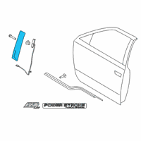 OEM 2019 Ford F-150 Applique Diagram - FL3Z-1520554-BC