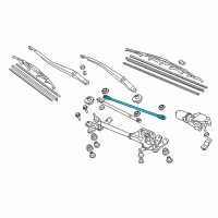 OEM 2006 Acura TL Rod Unit B Diagram - 76550-SDA-A01