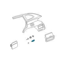 OEM 1999 Kia Sephia Opener-Filler Lid Diagram - MDX5056890A