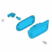 OEM 2018 Nissan NV200 Stop Lamp Assembly-High Mounting Diagram - 26590-3LM0A