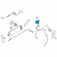 OEM 2014 Infiniti Q50 Tank Complete-Inverter Cooling Reservoir Diagram - 21710-4GA0A