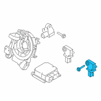 OEM 2021 Ford F-350 Super Duty Side Sensor Diagram - HC3Z-14B004-A