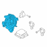 OEM 2017 Ford F-350 Super Duty Clock Spring Diagram - HC3Z-14A664-B