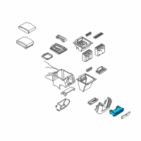 OEM 2006 BMW X5 Drink Holder Diagram - 51-16-7-127-150