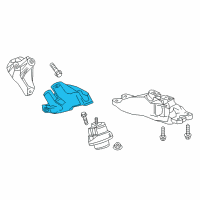 OEM 2021 Chevrolet Camaro Mount Bracket Diagram - 23371026