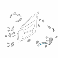 OEM 2015 Kia Optima Cable Assembly-Front Door Inside Diagram - 813712T000