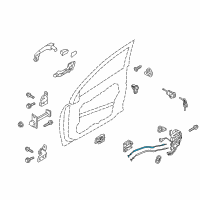 OEM Kia Optima Cable Assembly-Front Door S/L Diagram - 813912T000