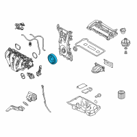 OEM Mercury Pulley Diagram - 6U7Z-6312-A