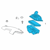 OEM 2018 BMW X2 Intake Silencer Diagram - 13-71-7-639-749