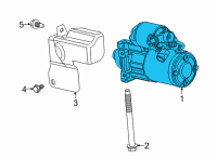 OEM 2022 GMC Savana 3500 Starter Diagram - 12691976