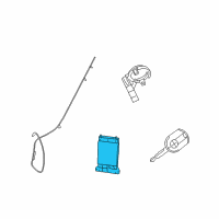 OEM Mercury Milan Receiver Diagram - 9E5Z-15604-F