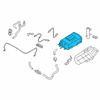 OEM 2007 Nissan Versa CANISTER Assembly E Diagram - 14950-ET00A