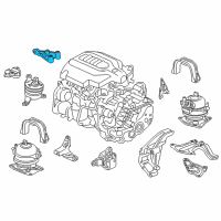 OEM 2020 Acura MDX Bracket, Side Engine Mounting Diagram - 50620-TRX-A01