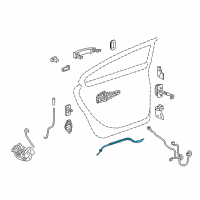 OEM 2016 Buick Regal Lock Cable Diagram - 13249522