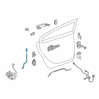 OEM 2015 Buick Regal Lock Rod Diagram - 13301706