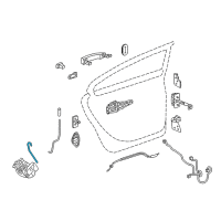 OEM 2011 Buick Regal Control Rod Diagram - 13249552