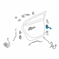 OEM 2011 Buick Regal Door Check Diagram - 13229108