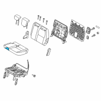 OEM 2020 Kia Sedona Pad Assembly-3RD Cushion Diagram - 89150A9911