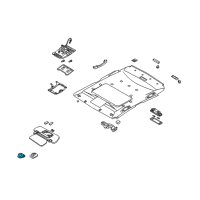 OEM Infiniti Cover-SUNVISOR Diagram - 96420-AR202