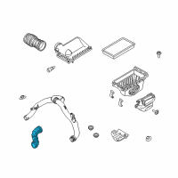 OEM Ford Taurus Lower Duct Diagram - DG1Z-9R530-A