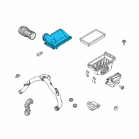 OEM Ford Upper Cover Diagram - AA5Z-9661-B