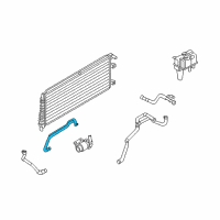 OEM 2005 Mercury Mariner Outlet Hose Diagram - 5M6Z-15179-BD