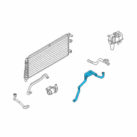 OEM 2009 Mercury Mariner Hose & Tube Assembly Diagram - 9M6Z-8A567-B