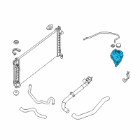 OEM 2018 Nissan Altima Tank Assy-Reserve Diagram - 21711-3TA0A