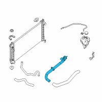 OEM 2015 Nissan Altima Hose-Radiator, Upper Diagram - 21501-3TA0A