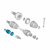 OEM Jeep Boot Kit-Half Shaft Diagram - 68275021AA