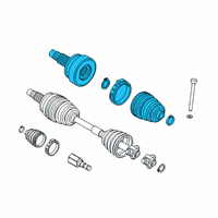 OEM Jeep Cv Joint-Outer Diagram - 68356466AA