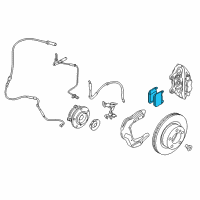 OEM 2017 BMW 330e Brake Disc And Pad Kit Diagram - 34106878876