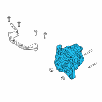 OEM 2010 Ford Mustang Alternator Diagram - 9R3Z-10346-B